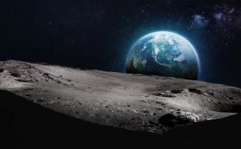 Moon's view of earth