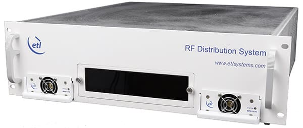 ETL's new Genus 3U RF Distribution chassis